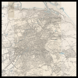 Personalised Old Map of Edinburgh