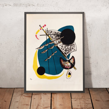 A framed image of 