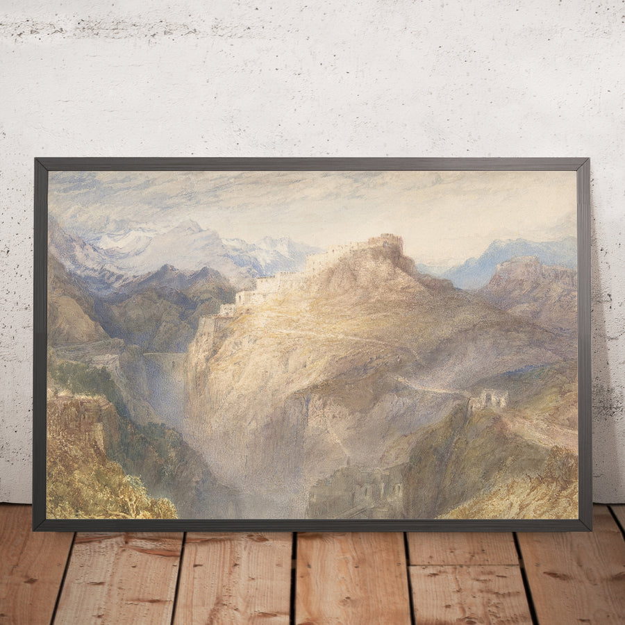 A framed image of The Fort of L&