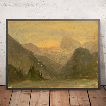 A framed image of 