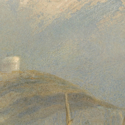 Folkestone Harbour and Coast by Turner, 1829