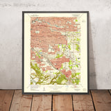 Old Map of Shaker Heights, Ohio by USGS, 1953 – Cleveland, University Heights & Beachwood
