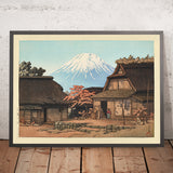 Otoño en Hirano con el Monte Fuji de Hasui Kawase, 1935 