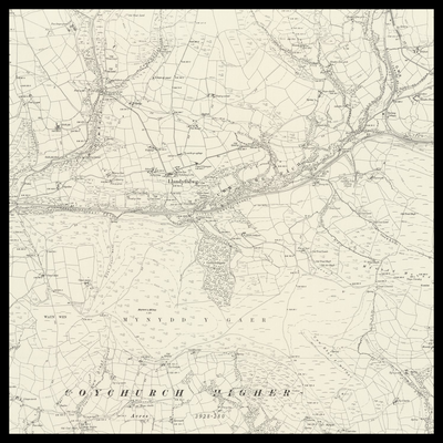 An old Ordnance Survey map of Pontyclun