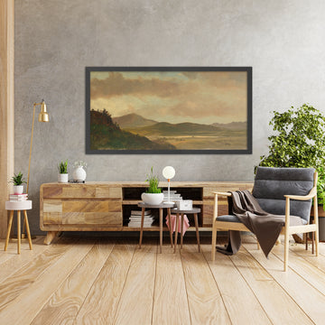 A framed image of 