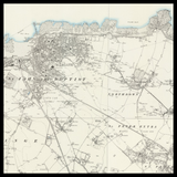 Mapa antiguo personalizado de Margate 