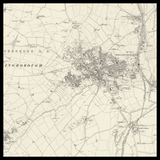 Personalised Old Map of Wellingborough