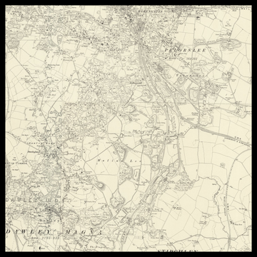 An old Ordnance Survey map of Telford