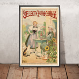 Select Quinquina Vintage Advertising Poster by J.L. Goffart, 1903