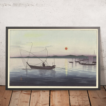 A framed image of 