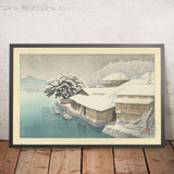 Abendlicher Schnee in Ishinomaki von Hasui Kawase, 1935 