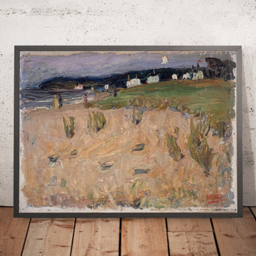 A framed image of 