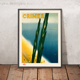 Affiche de voyage de la Crimée 