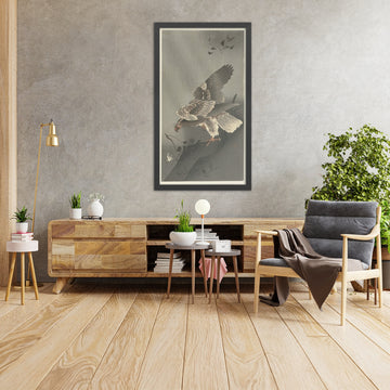 A framed image of 