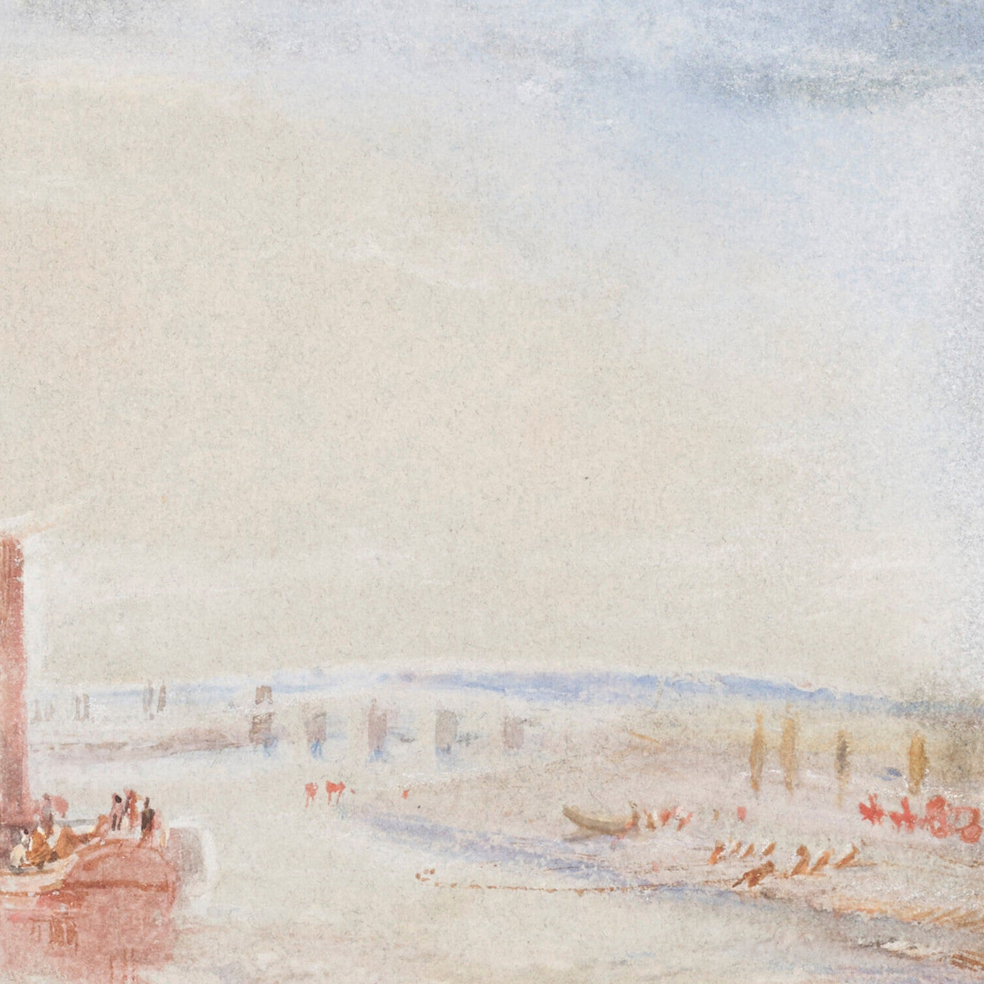 La Confluence de la Seine et de la Marne à Charenton, France par Turner, 1835 