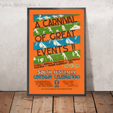 South Australia Travel Poster: A Carnival of Great Events by Anonymous, 1936