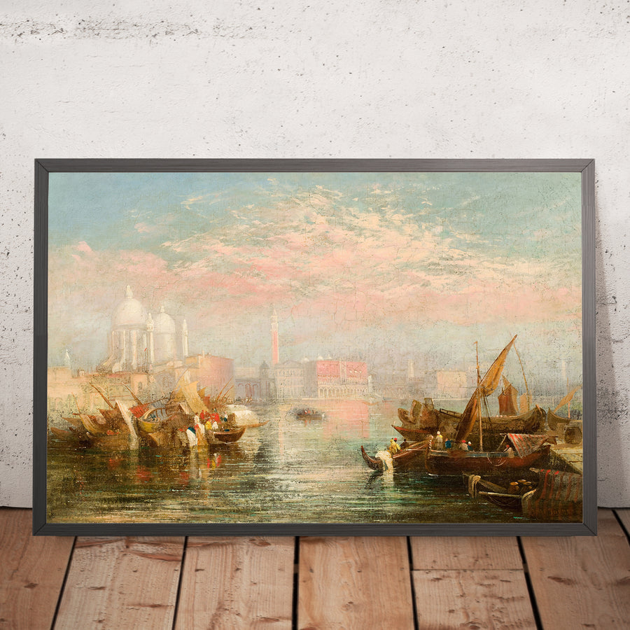 A framed image of Seascape (Seascape) by Turner, 1800