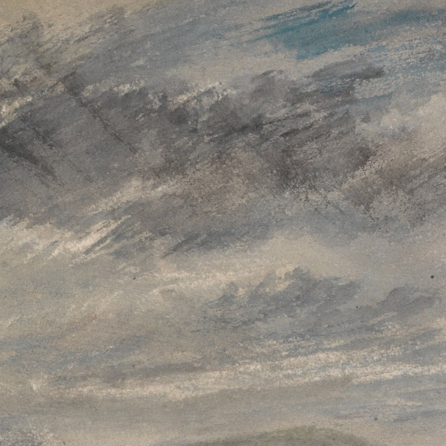 Eine Ansicht von Boppart mit Figuren am Ufer des Flusses von Turner, 1817 