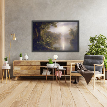 A framed image of 
