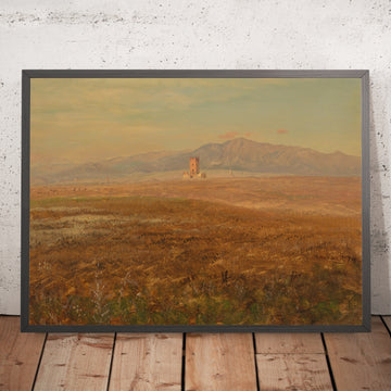 A framed image of 