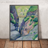 Gorge at Tegernsee by August Macke, 1910