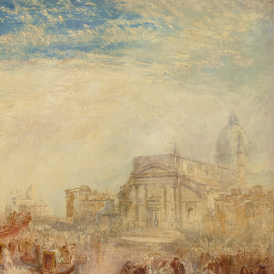 Einzahlung von John Bellinis Drei Bildern in La Chiesa Redentore, Venedig von Turner, 1841 