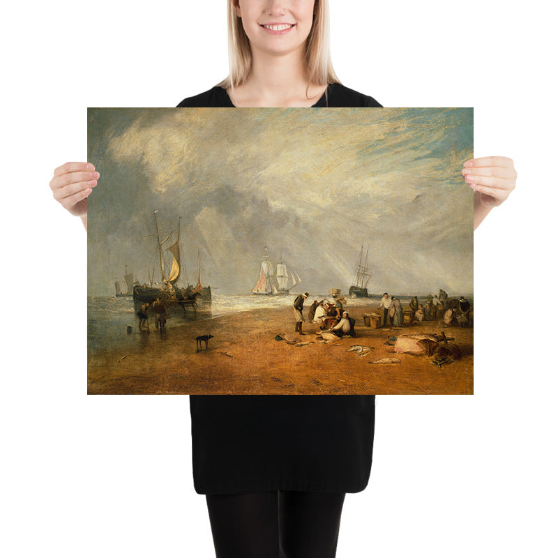 Der Fischmarkt am Hastings Beach von Turner, 1810 