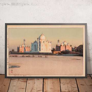 A framed image of 