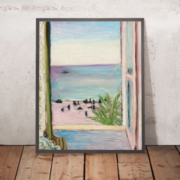 Una imagen enmarcada de La fenêtre ouverte (La ventana abierta) de Henri Matisse, 1918