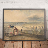 Blick auf London von Greenwich von Turner, 1825 
