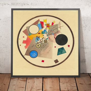 A framed image of 