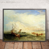 Angeln, vor Hastings von Turner, 1835 