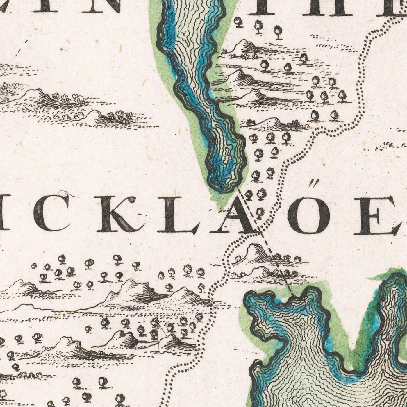 Old Map of Stockholm by Homann, 1720: Royal Palace, Riddarholmen, Mälaren, Djurgården, Skeppsbron