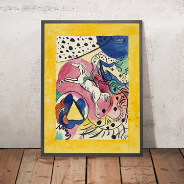 A framed image of 