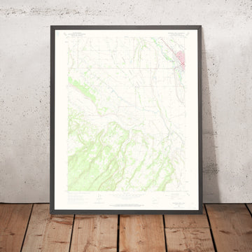 Old Map of Montrose, Colorado by USGS, 1962 – Uncompahgre River, Black Canyon & San Juan Mountains