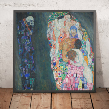 A framed image of 