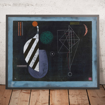 A framed image of 