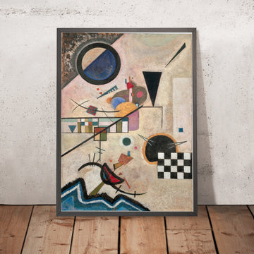 A framed image of 