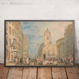 High Street, Édimbourg par Turner, 1818 