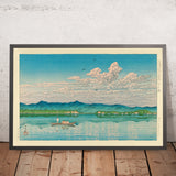 Lake Hamana by Hasui Kawase, 1935