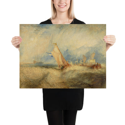 Van Tromp, der sich bemüht, seinen Herren zu gefallen von Turner, 1844 
