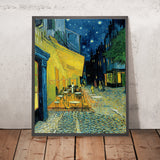 Café Terrace at Night by Vincent van Gogh, 1888