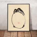 Disappointed Frog by Ike no Taiga, 1775