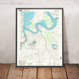 Map of Page, Arizona by USGS, 1985 – Lake Powell, Glen Canyon & Colorado River