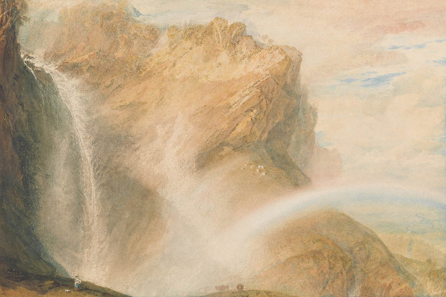 Oberer Fall des Reichenbachs: Regenbogen von Turner, 1810 