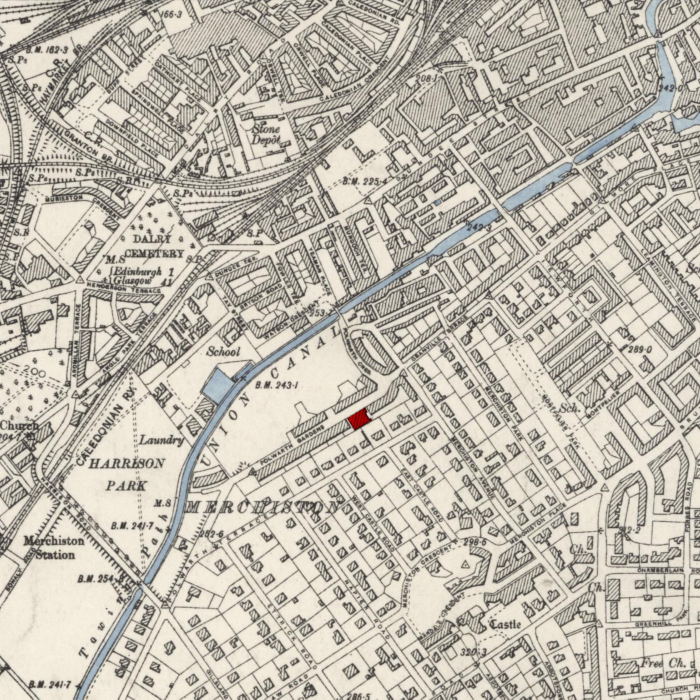 Personalised Old Map of Birmingham