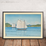 Mer Intérieure par Hasui Kawase, 1952 