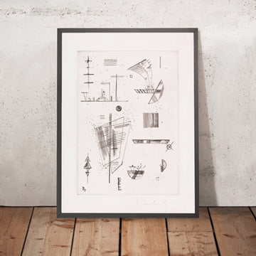 A framed image of 