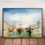 Venecia, vista desde el pórtico de Madonna della Salute, de Turner, 1835 