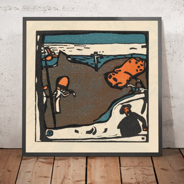 A framed image of 